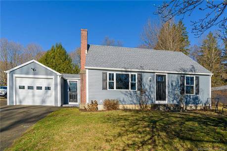 Single Family Home For Sale in Bethel CT 06801. cape cod house near waterfront with 1 car garage.