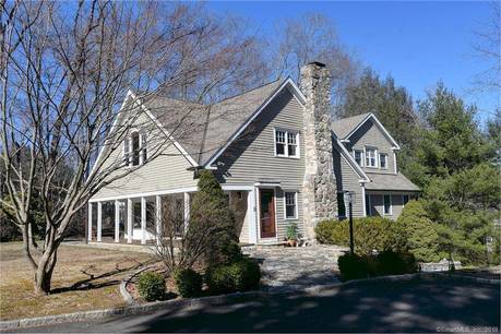 Single Family Home Sold in Weston CT 06883. Old colonial farm house near beach side waterfront with 2 car garage.